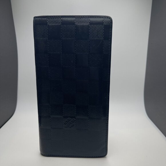 LOUIS VUITTON Damier Infini Portefeuille Bifold Wallet - Black - Preowned - Picture 11 of 13